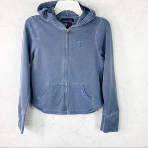 [Tommy Hilfiger] Blue Zip-Up Jacket